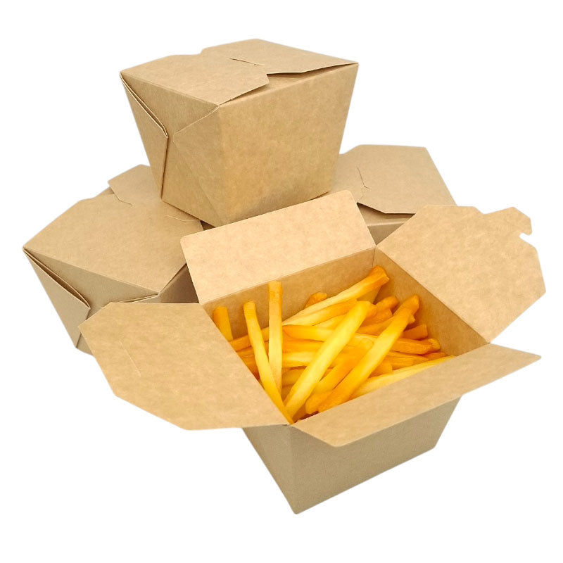 Box 153 the perfect fast food companion made from eco-friendly craft paper.