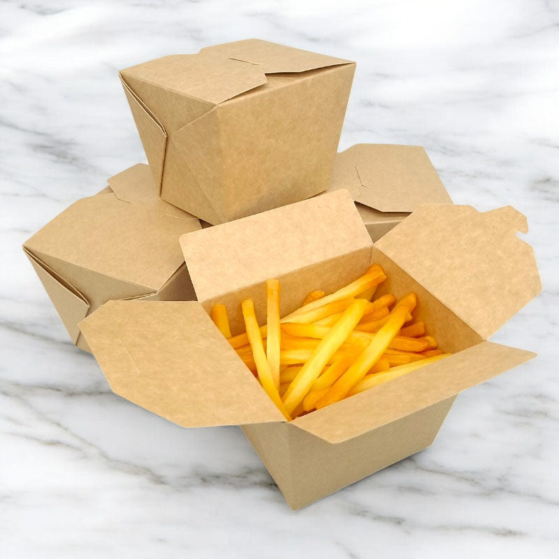 Box 153 the perfect fast food companion made from eco-friendly craft paper.