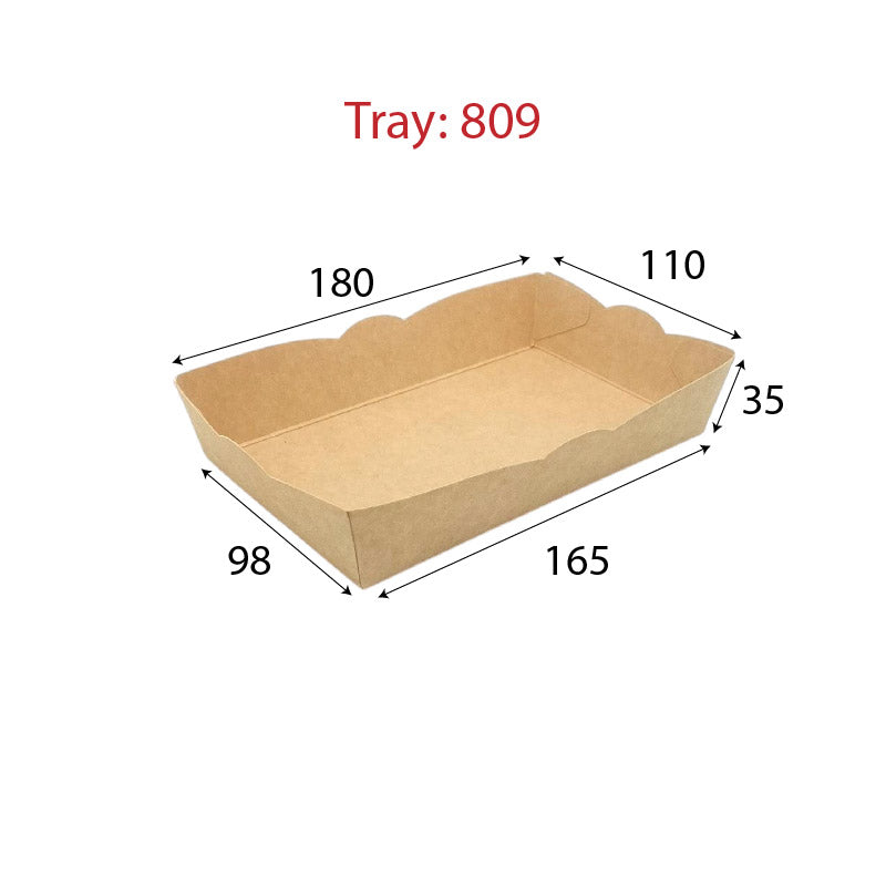 Tray 809. Designed for efficient food service, Tray 809 is the ideal solution for street food vendors and barbecue establishments. Its durable construction withstands high-volume environments while maintaining optimal food presentation.