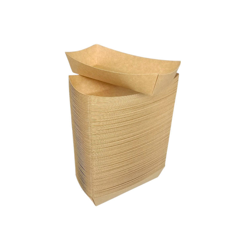 Tray 812. Tava de mancare din hartie Kraft.