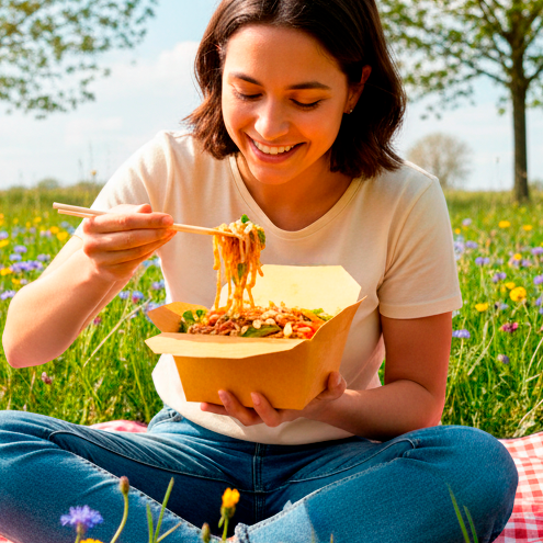 Box 123. A large eco-friendly food box.